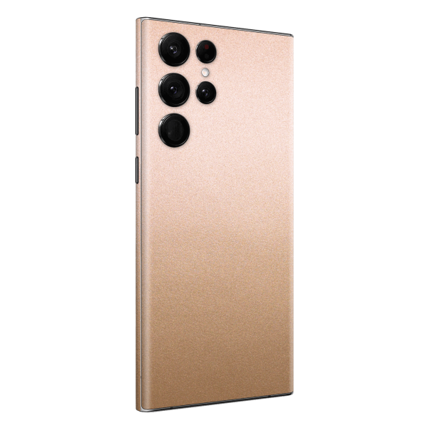 Samsung Galaxy S23 ULTRA LUXURIA Rose Gold Metallic Skin Fashion