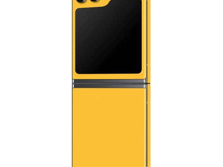 Samsung Z Flip 5 LUXURIA Tuscany Yellow Textured Skin Online