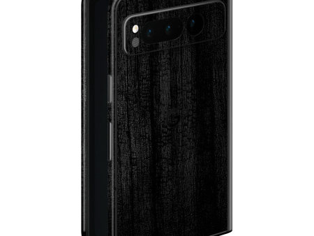 Google PIXEL FOLD LUXURIA BLACK CHARCOAL Textured Skin on Sale