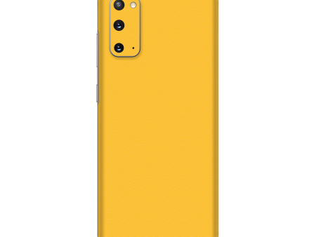 Samsung Galaxy S20 LUXURIA Tuscany Yellow Textured Skin Fashion