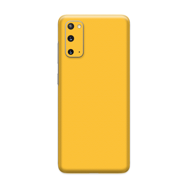 Samsung Galaxy S20 LUXURIA Tuscany Yellow Textured Skin Fashion