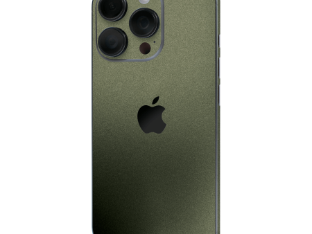 iPhone 16 Pro MAX Military Green Metallic Skin Discount