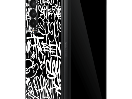 Samsung Galaxy Z FOLD 3 SIGNATURE Monochrome Graffiti Skin Fashion