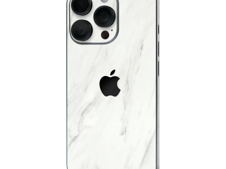 iPhone 16 PRO LUXURIA White MARBLE Skin on Sale