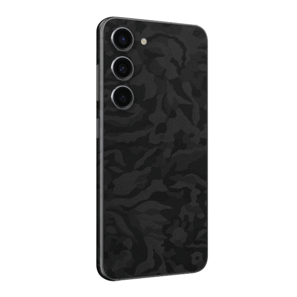 Samsung Galaxy S23 LUXURIA 3D TEXTURED BLACK CAMO Skin Discount