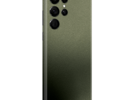 Samsung Galaxy S23 ULTRA Military Green MATT Metallic Skin For Cheap