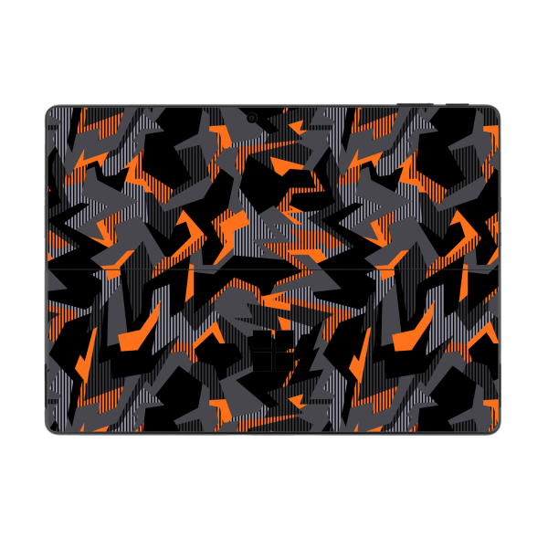 Surface Pro 9 SIGNATURE Sharp-Edged Orange CAMO Skin Hot on Sale