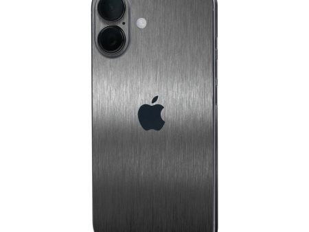 iPhone 16 BRUSHED TITANIUM Metallic Skin Hot on Sale