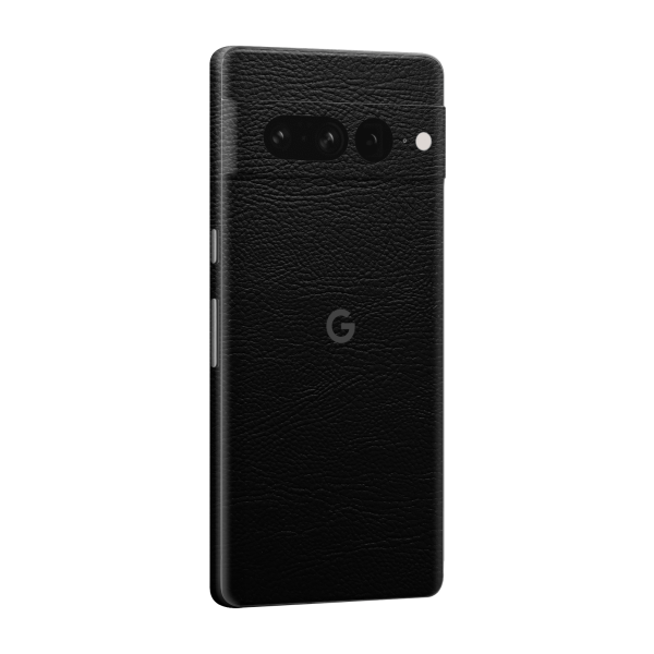 Google Pixel 7 PRO LUXURIA RIDERS Black LEATHER Textured Skin For Sale