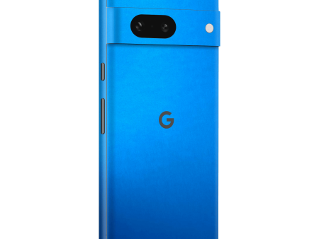 Google Pixel 7a SATIN BLUE Metallic Skin For Sale