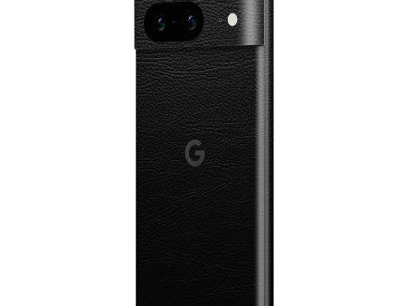 Google Pixel 8 LUXURIA RIDERS Black LEATHER Textured Skin For Discount