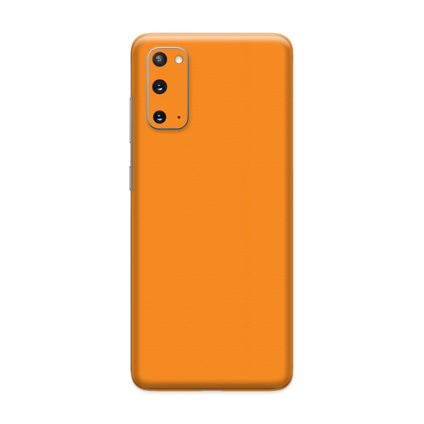 Samsung Galaxy S20 LUXURIA Sunrise Orange Matt Textured Skin For Cheap