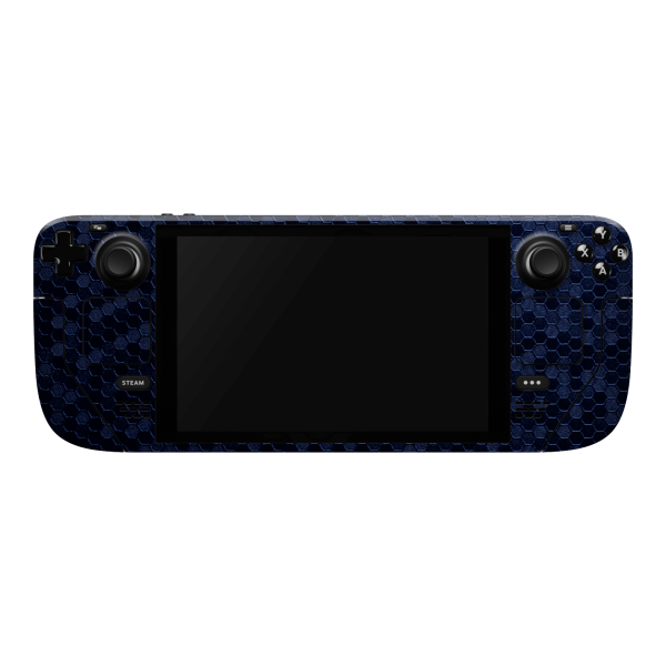 Steam Deck Oled LUXURIA Navy Blue HONEYCOMB 3D TEXTURED Skin Online Hot Sale