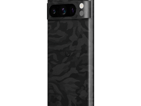 Google Pixel 8 PRO LUXURIA 3D TEXTURED BLACK CAMO Skin Hot on Sale