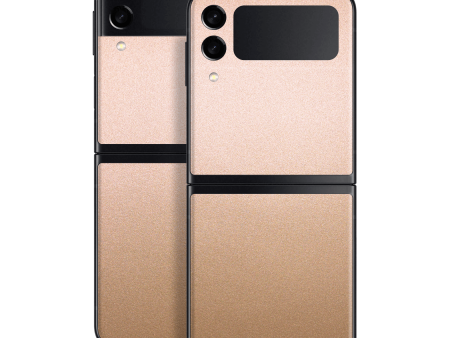 Samsung Galaxy Z Flip 3 LUXURIA Rose Gold Metallic Skin on Sale