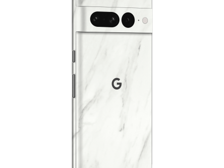 Google Pixel 7 PRO LUXURIA White MARBLE Skin Sale