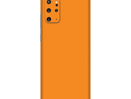 Samsung Galaxy S20+ PLUS LUXURIA Sunrise Orange Matt Textured Skin Fashion