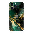 iPhone 13 Pro MAX SIGNATURE AGATE GEODE Royal Green-Gold Skin Discount