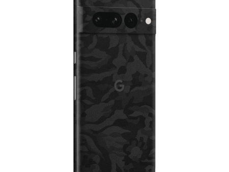 Google Pixel 7 PRO LUXURIA BLACK CAMO 3D TEXTURED Skin For Discount