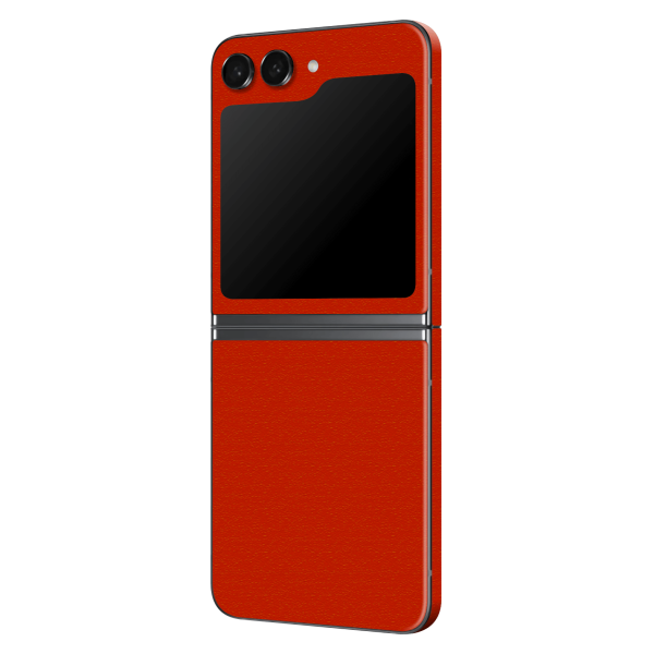 Samsung Z Flip 5 LUXURIA Red Cherry Juice Matt Textured Skin For Cheap