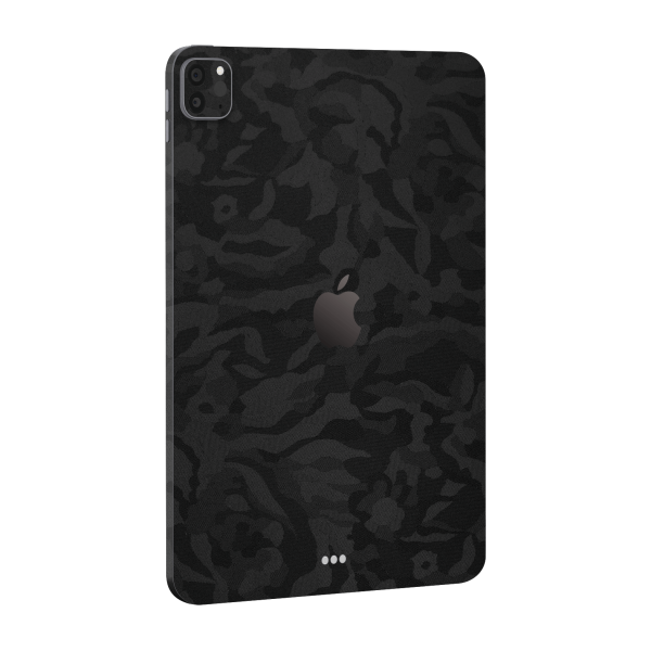 iPad PRO 12.9  (2021) LUXURIA BLACK CAMO 3D TEXTURED Skin Online Hot Sale