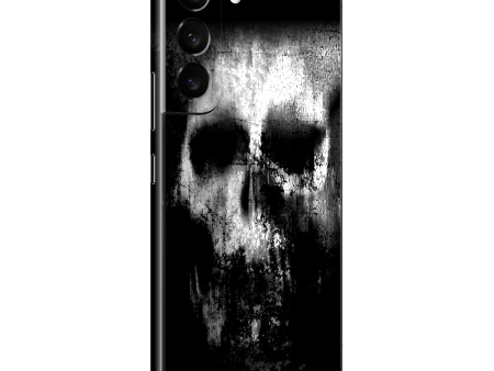 Samsung Galaxy S22+ PLUS SIGNATURE Horror Black & White SKULL Skin on Sale