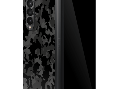 Samsung Galaxy Z FOLD 3 SIGNATURE DARK SLATE Camouflage Skin Discount