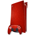 PlayStation 5 (PS5) DIGITAL EDITION DIAMOND RED Skin For Sale