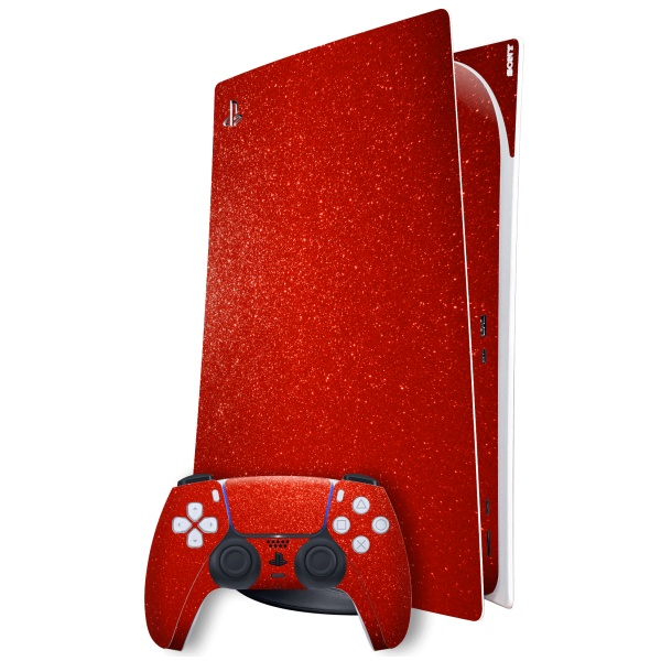 PlayStation 5 (PS5) DIGITAL EDITION DIAMOND RED Skin For Sale