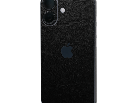 iPhone 16 Plus LUXURIA RIDERS Black LEATHER Textured Skin Online Hot Sale