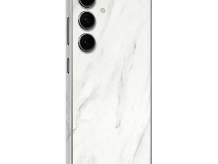 Samsung Galaxy S24+ PLUS LUXURIA White MARBLE Skin Online