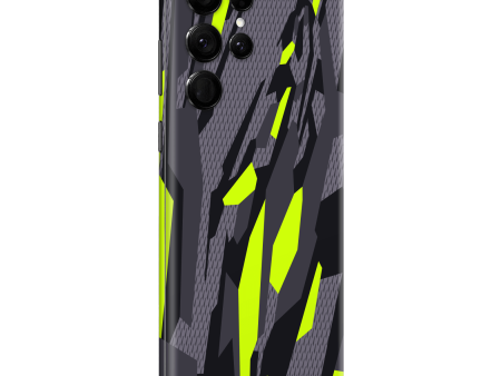 Samsung Galaxy S22 ULTRA - SIGNATURE Abstract Green CAMO Skin For Discount