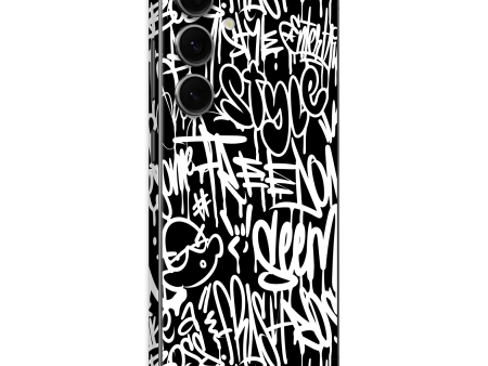 Samsung Galaxy S24 SIGNATURE Monochrome Graffiti Skin Supply