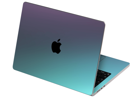 MacBook AIR 15  (2023 2024) CHAMELEON TURQUOISE LAVENDER Matt Metallic Skin Online Hot Sale