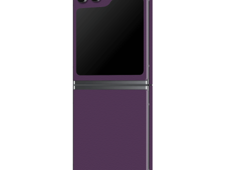 Samsung Z Flip 5 LUXURIA PURPLE Sea Star Textured Skin Fashion