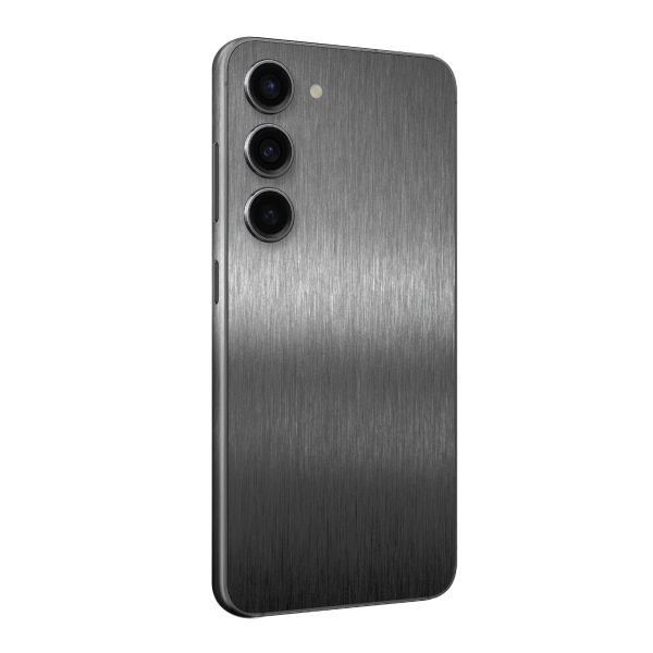 Samsung Galaxy S23 BRUSHED TITANIUM Metallic Skin For Discount