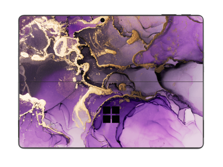 Surface Pro 9 SIGNATURE AGATE GEODE Purple-Gold Skin Sale