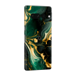 Google Pixel 7 PRO SIGNATURE AGATE GEODE Royal Green-Gold Skin Fashion