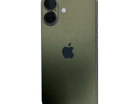 iPhone 16 Plus Military Green Metallic Skin For Sale