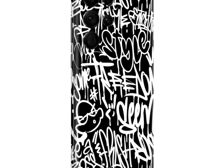 Samsung Galaxy S22 ULTRA - SIGNATURE Monochrome Graffiti Skin Sale