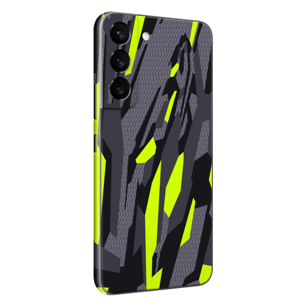 Samsung Galaxy S22+ PLUS SIGNATURE Abstract Green CAMO Skin Discount