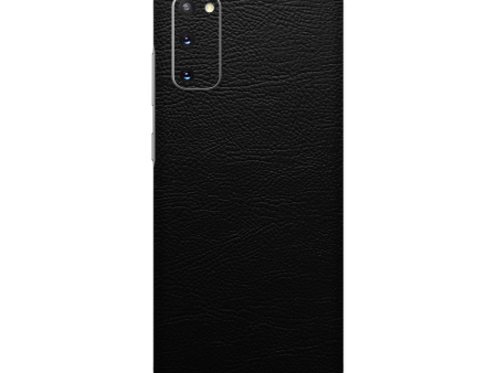 Samsung Galaxy S20 LUXURIA RIDERS Black LEATHER Textured Skin For Cheap