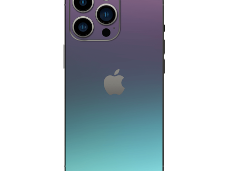 iPhone 14 Pro MAX CHAMELEON TURQUOISE LAVENDER Matt Metallic Skin Discount