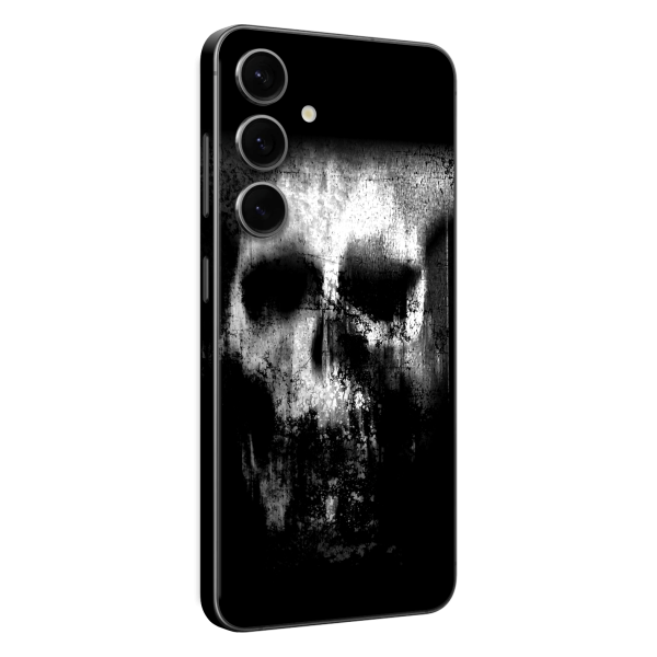 Samsung Galaxy S24 SIGNATURE Horror Black & White SKULL Skin Supply