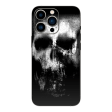 iPhone 13 Pro MAX SIGNATURE Horror Black & White SKULL Skin For Discount