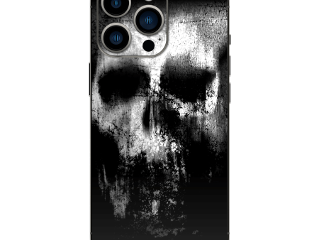 iPhone 13 Pro MAX SIGNATURE Horror Black & White SKULL Skin For Discount