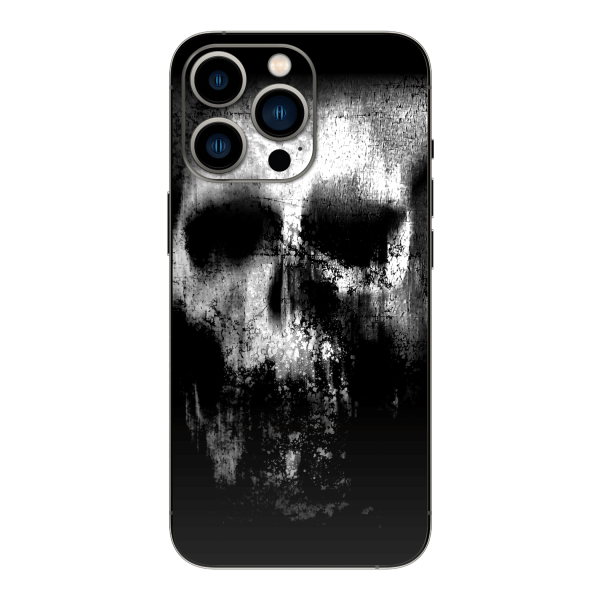 iPhone 13 Pro MAX SIGNATURE Horror Black & White SKULL Skin For Discount