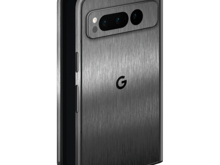 Google PIXEL FOLD BRUSHED TITANIUM Metallic Skin Online Hot Sale