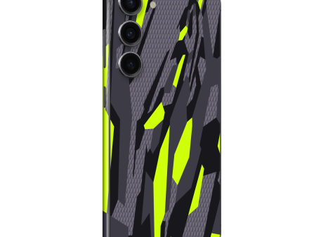 Samsung Galaxy S23 SIGNATURE Abstract Green CAMO Skin Hot on Sale