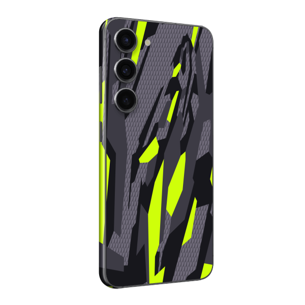 Samsung Galaxy S23 SIGNATURE Abstract Green CAMO Skin Hot on Sale